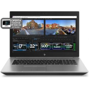 Computador workstation portátil profissional HP Zbook 15 G5 com oferta de monitor HP Z24n G2 JANS-it.