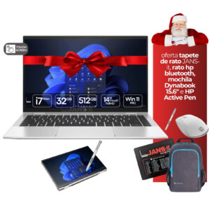 Portátil usado recondicionado HP Elitebook 1040 G8 x360 com Intel Core i7 de 11ª geração. Equipamento em promoção de natal com ofertas.