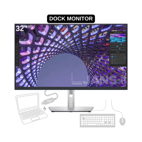 Dell UltraSharp U3223QE | 32″ | UHD 4K | DockMonitor