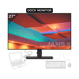 Lenovo ThinkVision P27h-20 | 27″ | 2K QHD | 16:9 | DockMonitor