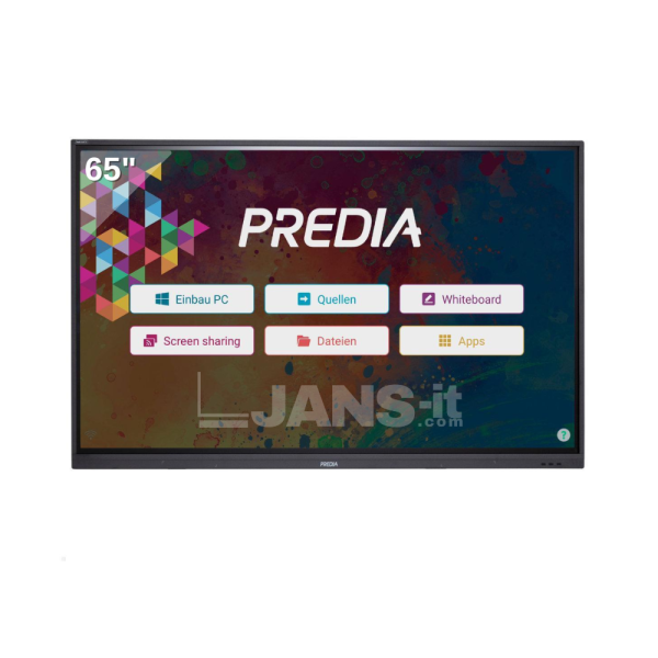 Predia Touch Pro | 65" | FHD | Interactive Touchscreen | Android-OPS | Speakers