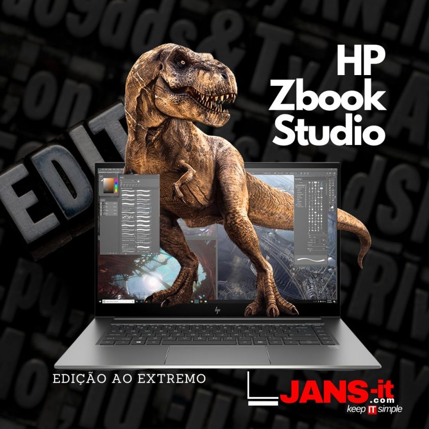 Portátil recondicionado HP Zbook Studio G7, workstation portátil concebida especialmente para edição. JANS-it.