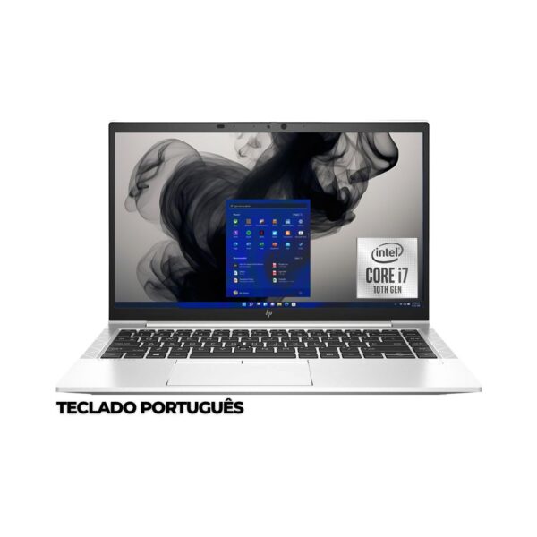 HP Elitebook 840 G7, Intel Core i7 de 10ª geração. Usado recondicionado com Garantia JANS-it.