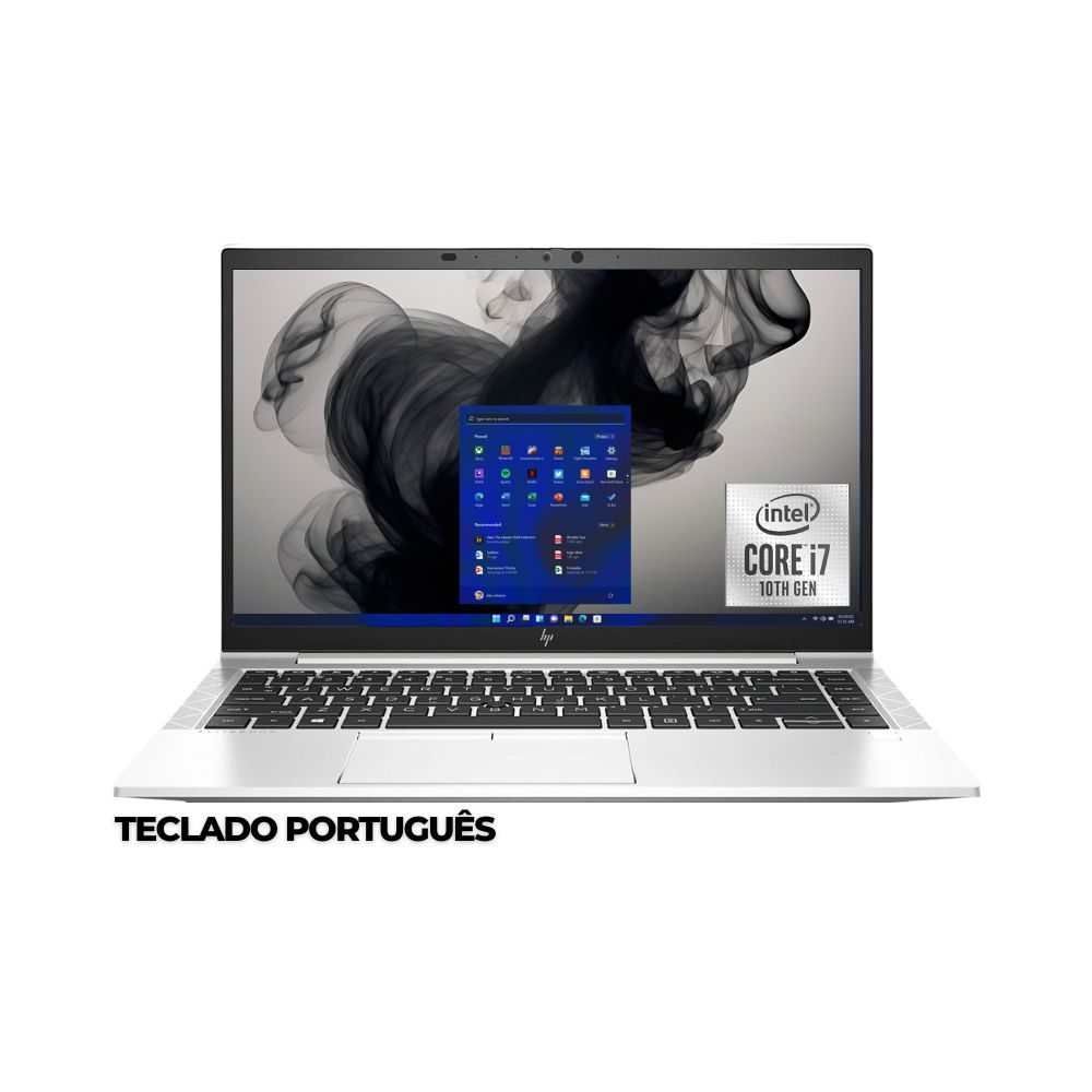 HP Elitebook 840 G7, Intel Core i7 de 10ª geração. Usado recondicionado com Garantia JANS-it.