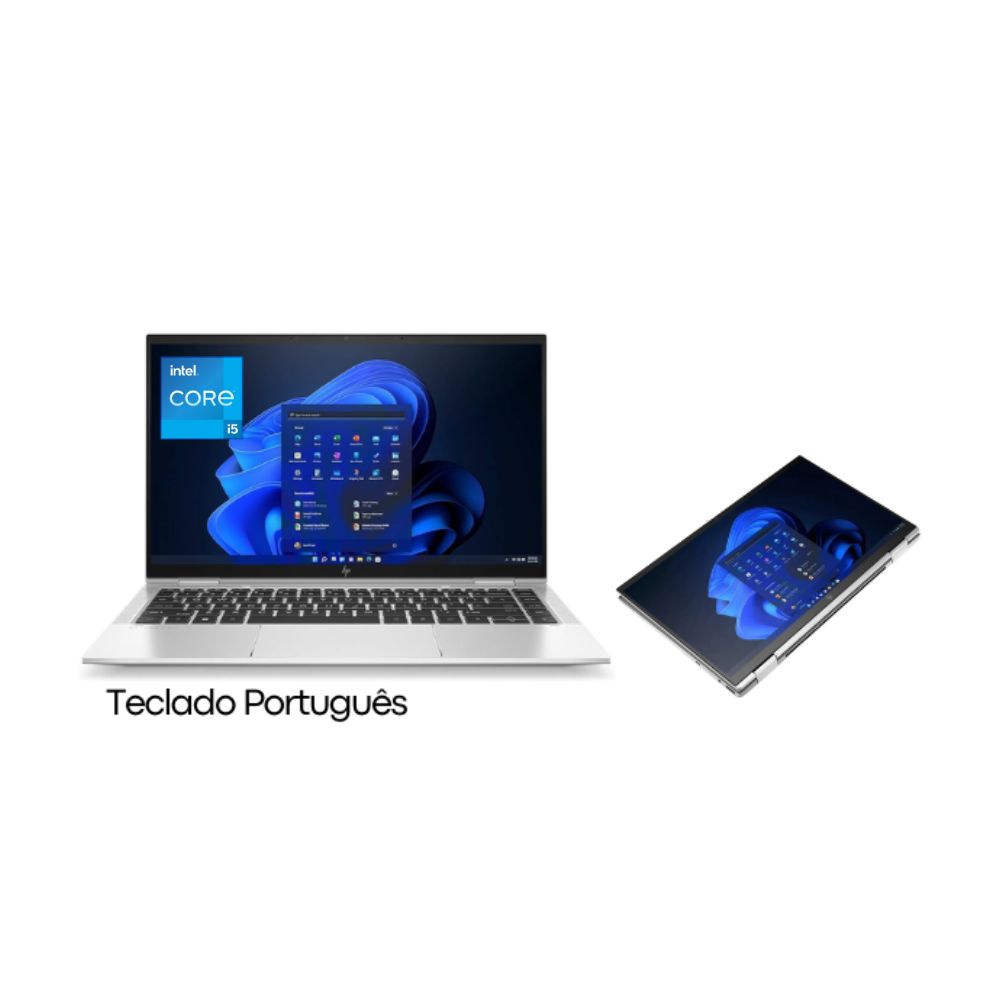 HP Elitebook 1040 G8 x360 | i5-1145G7 | 16GB | SSD 512GB | 14" FHD IPS Touch | Teclado Português