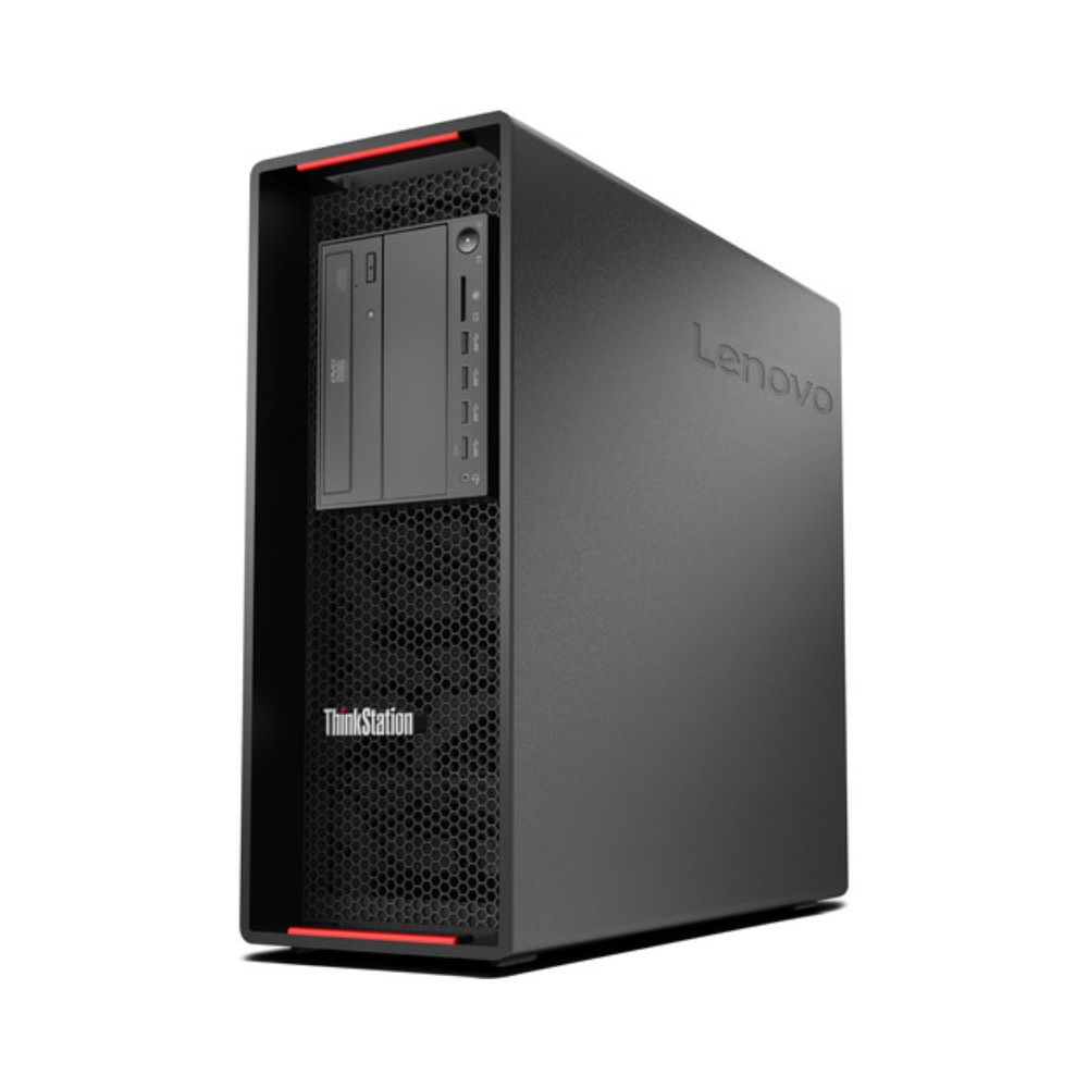 Lenovo ThinkStation P720 Workstation Recondicionada Usada Renovada. Imagem lateral esquerda JANS-it