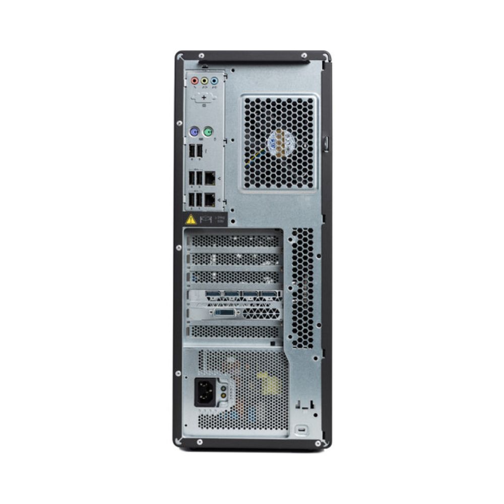 Lenovo ThinkStation P720 Workstation Recondicionada Usada Renovada. Imagem traseira JANS-it