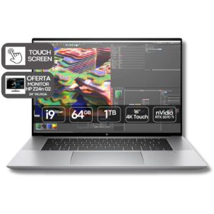 Computador portátil usado recondicionad HP ZBook Studio 16 G9 oferta monitor HP Z24n G2 JANS-it