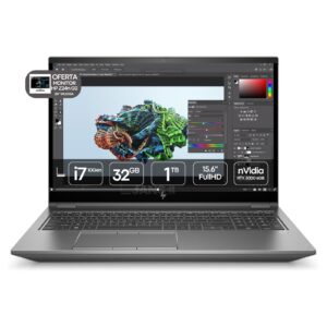 Workstation Portátil Recondicionada HP ZBook 15 G7 Fury Usada Renovada com garantia 2 anos. Imagem Principal JANS-it