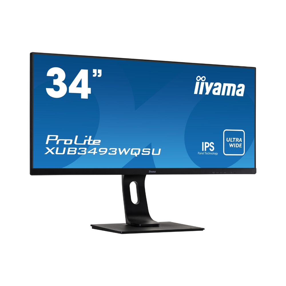 iiyama ProLite XUB3493WQSU Monitor Recondicionado Usado Renovado. Imagem lateral direita JANS-it