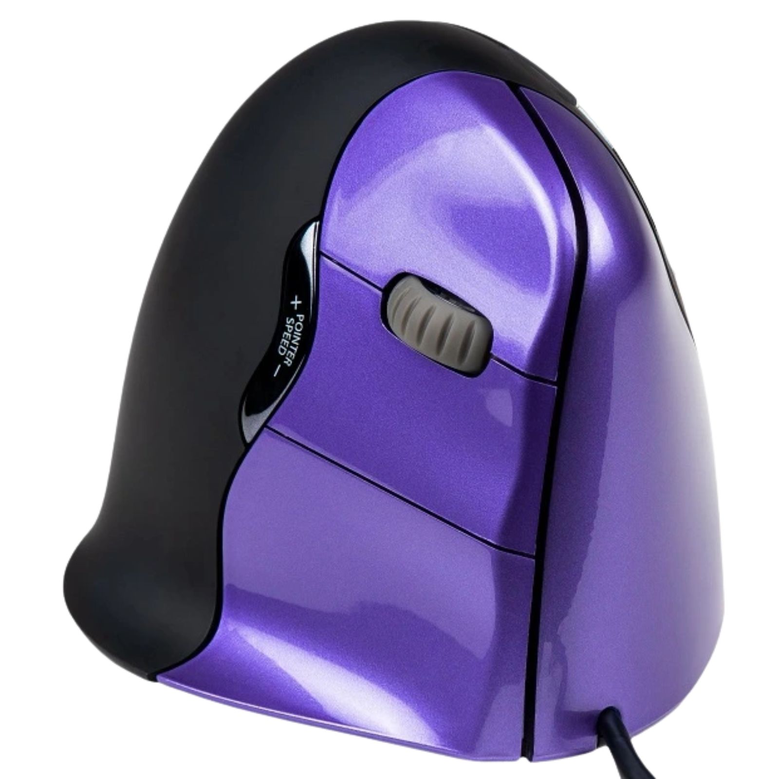 Rato Evoluent Vertical Mouse 4, rato ergonómico profissional. JANS-it Vista lateral.