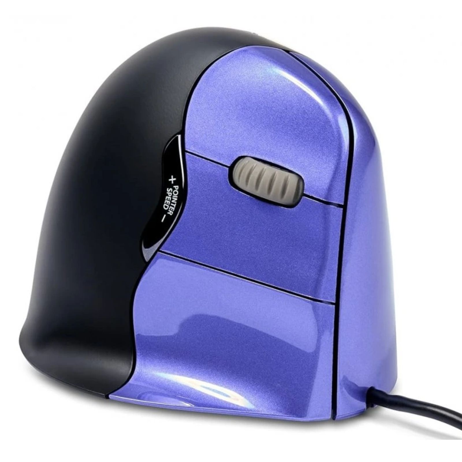 Rato Evoluent Vertical Mouse 4, rato ergonómico profissional. JANS-it Vista lateral.