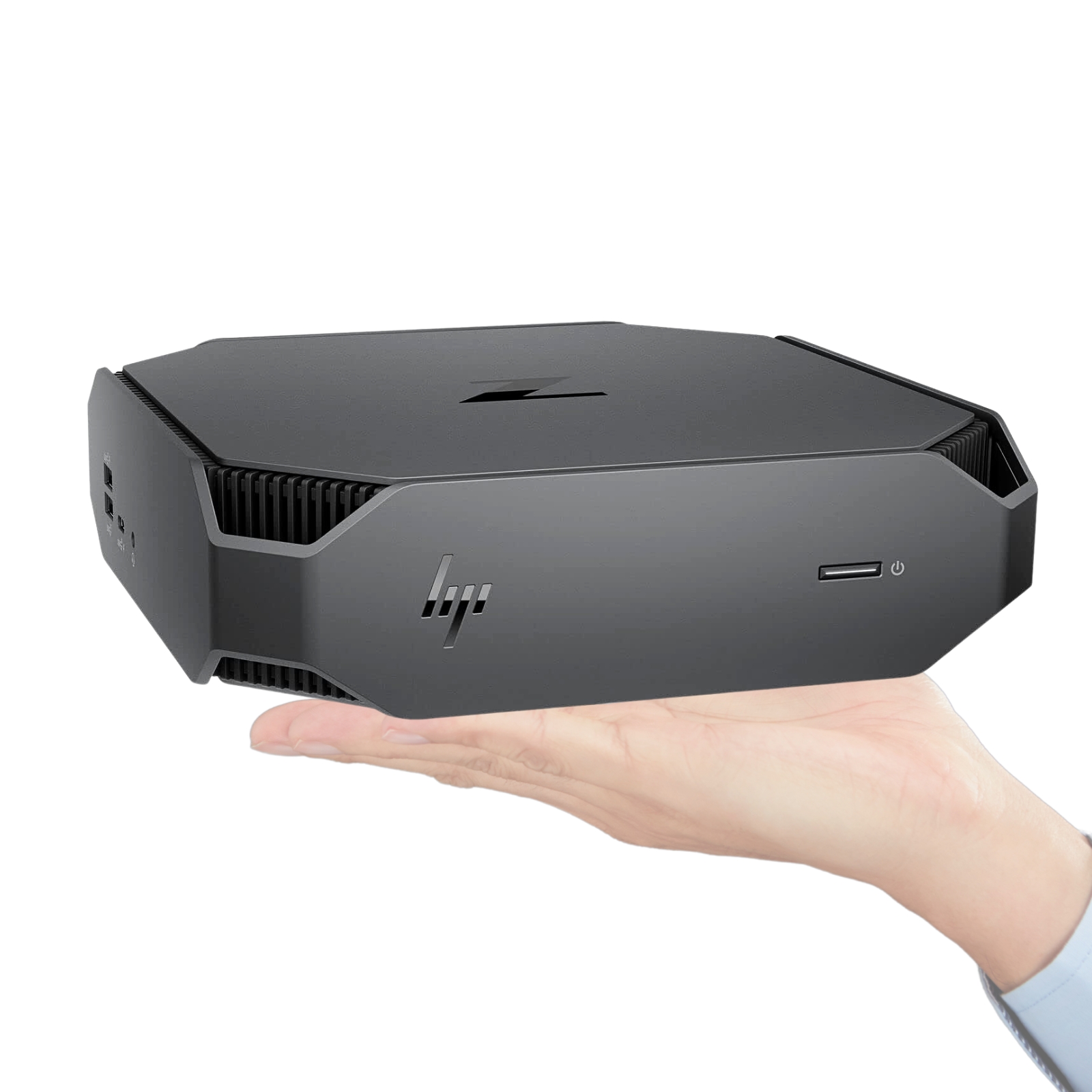 HP Z2 mini G5 workstation profissional recondicionada HP. Imagem principal na JANSit.