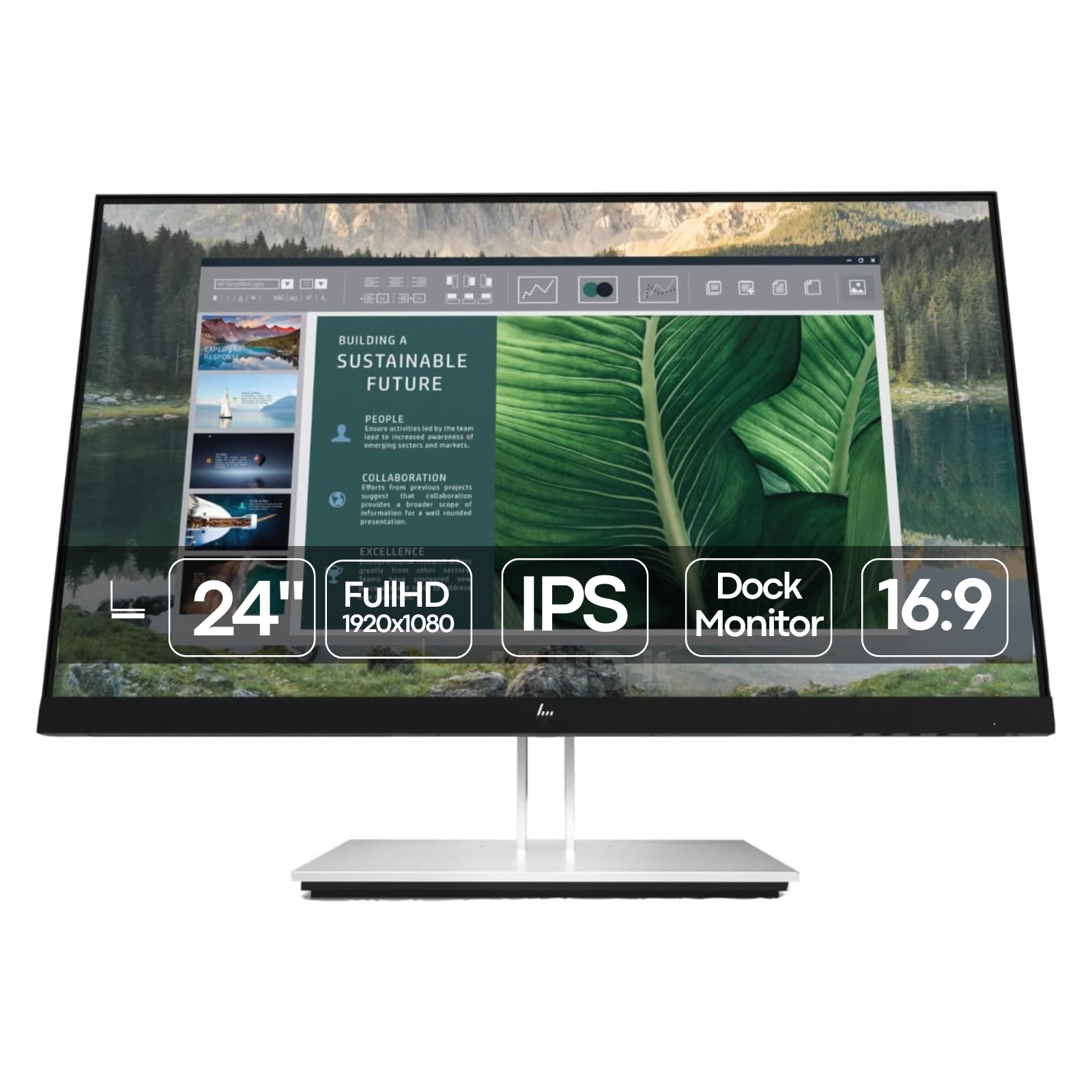 Monitor Recondicionado HP EliteDisplay E24u G4 com garantia 2 anos Usado Renovado. Imagem Principal JANSit