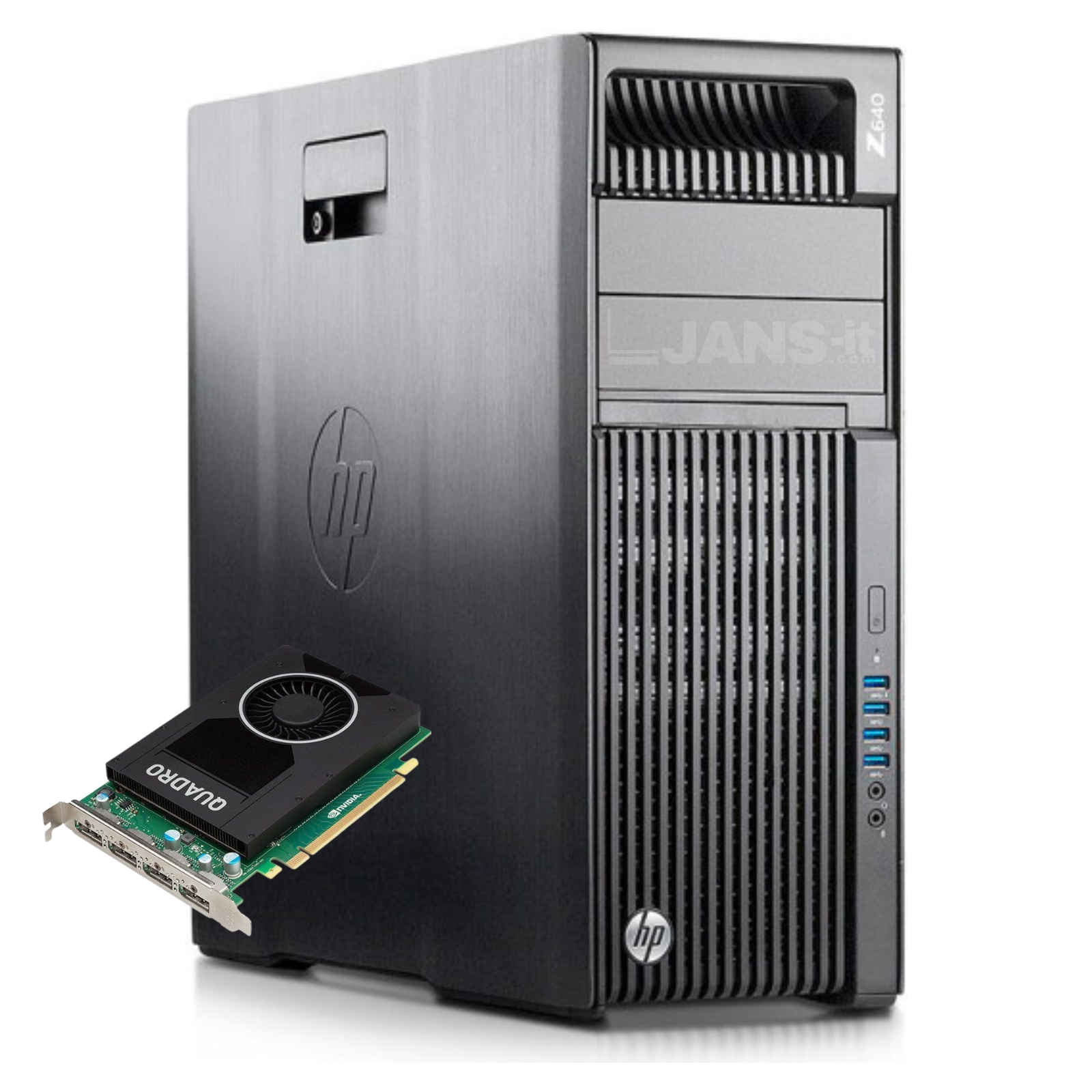 Workstation Recondicionada HP Z640 Quadro M2000 Usada Renovada com garantia 2 anos. Imagem Principal JANSit