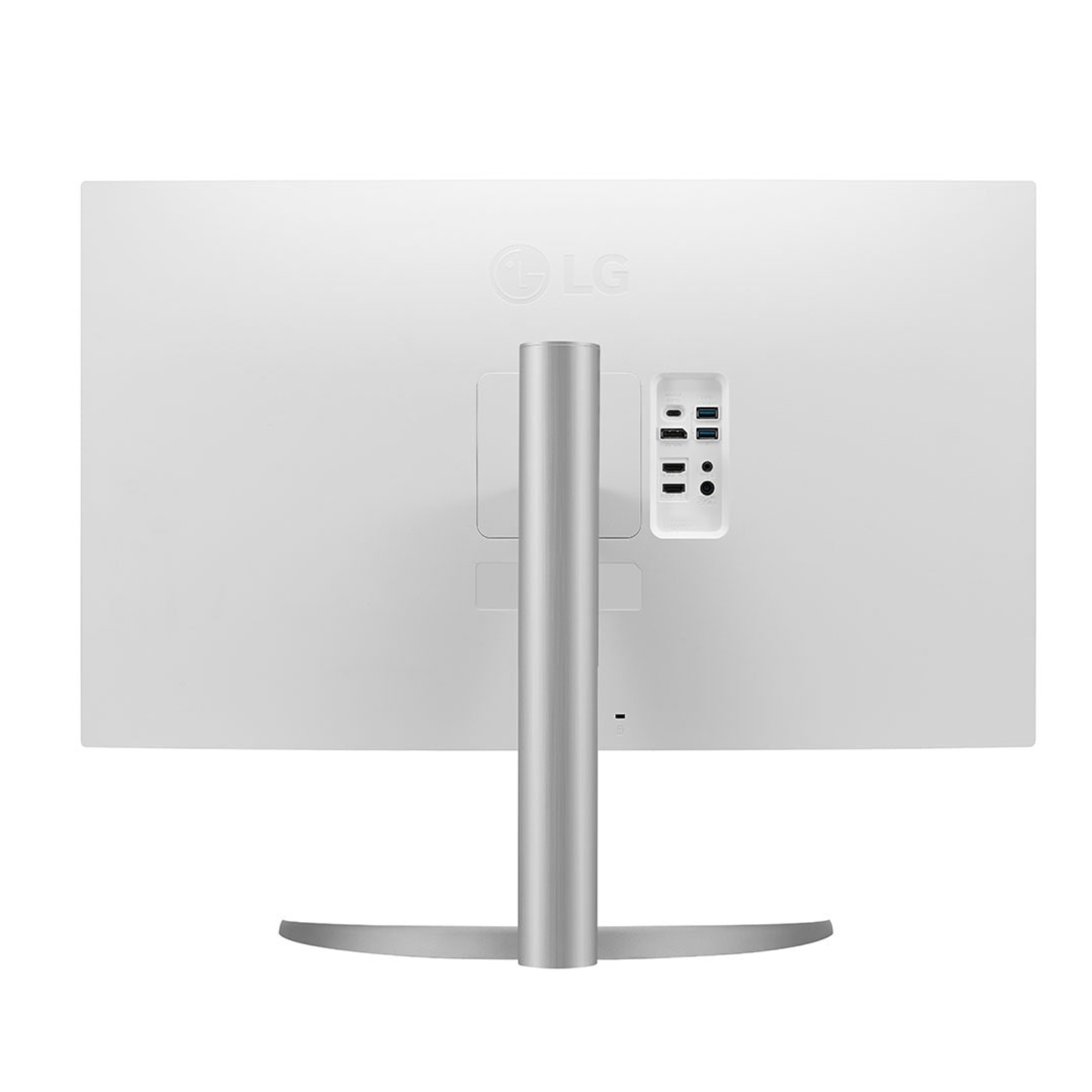 Monitor Recondicionado LG 32" 4K UHD, dock monitor, Apple Friendly com garantia JANSit. Imagem traseira.