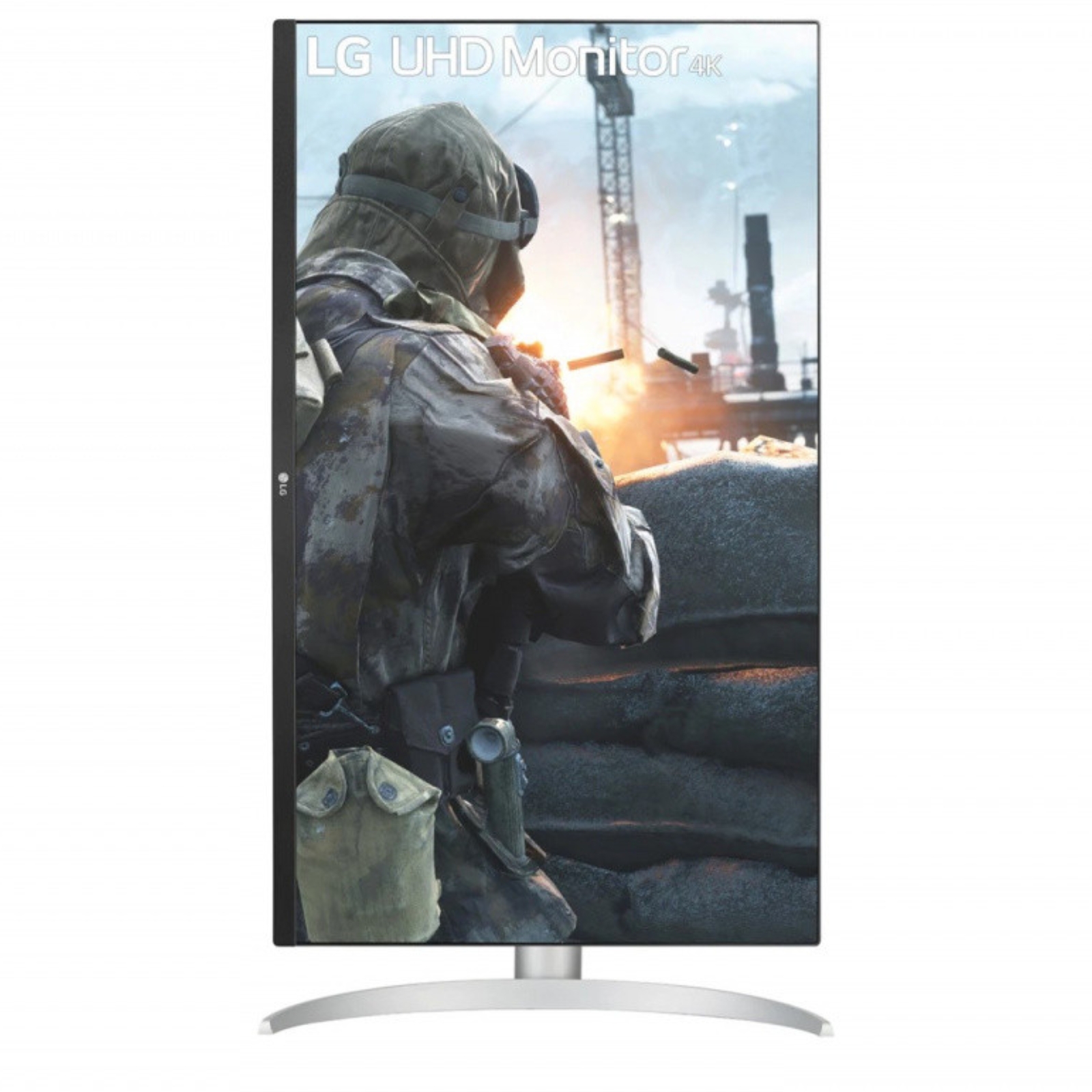 Monitor Recondicionado LG 32" 4K UHD, dock monitor, Apple Friendly com garantia JANSit. Imagem vertical.