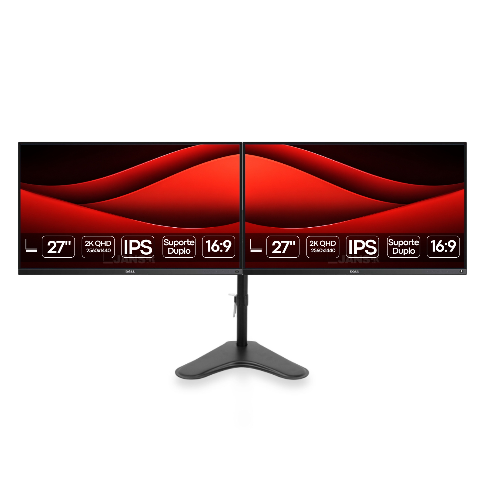 Monitor Recondicionado Dell UltraSharp UP2716D Suporte Duplo c/ garantia 2 anos. Imagem Principal JANSit