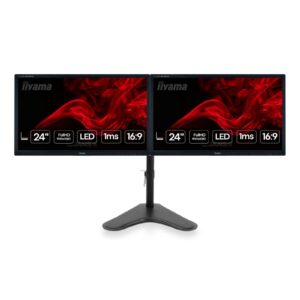 Monitor Recondicionado iiyama ProLite B2482HS com pé duplo Usado Renovado. Imagem Principal JANSit