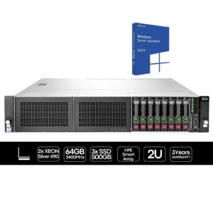 Servidor Recondicionado HP Proliant DL380 G10 c/ WS 2022 Usado Renovado c/ garantia 2 anos. Imagem Principal JANSit
