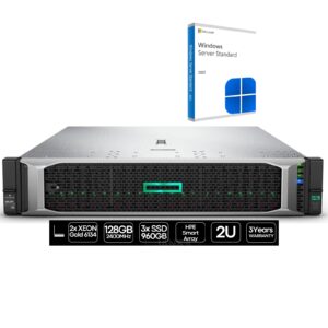 Servidor Recondicionado HP Proliant DL380 G10 c/ Windows Server 2025 Usado Renovado c/ garantia 2 anos. Imagem Principal JANSit