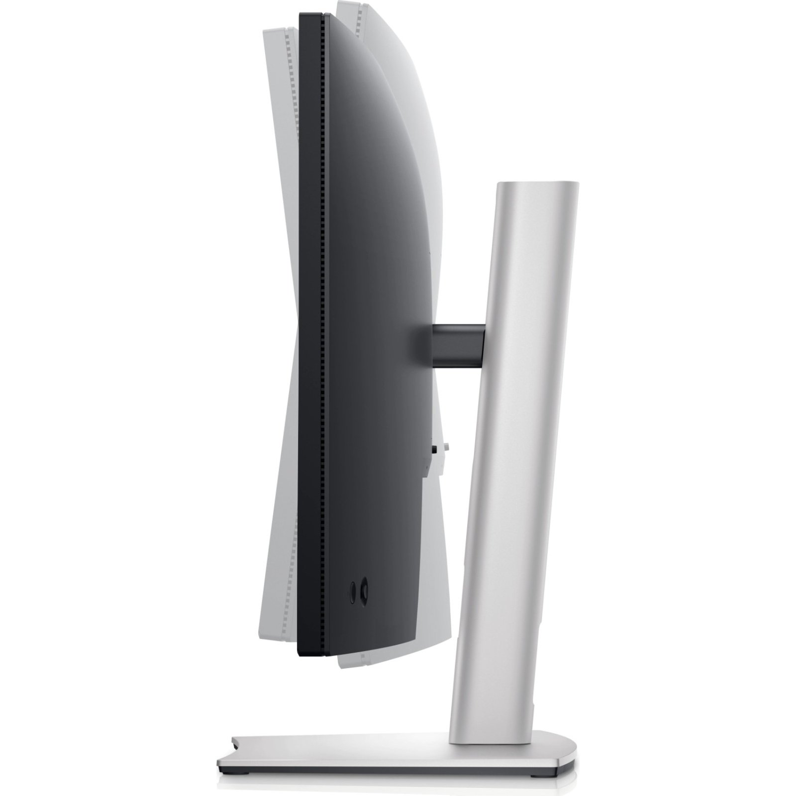 Monitor Dell P3421W, monitor de 34" com resolução WQHD, curvo com dock. Monitor Recondicionado com Garantia JANSit. Imagem de perfil.