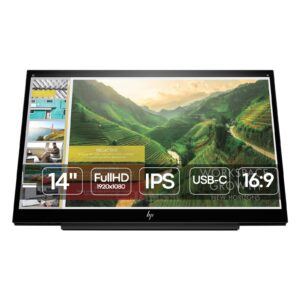 Monitor Profissional Portátil HP EliteDisplay S14 Usado Renovado com garantia 2 anos. Imagem Principal JANSit