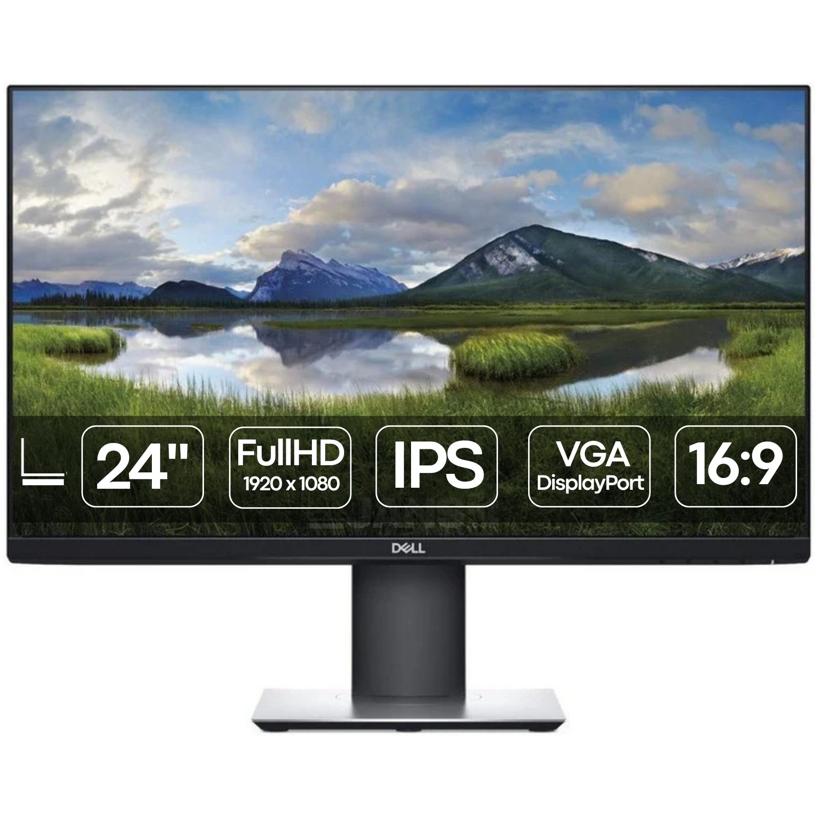 Monitor Recondicionado Dell P2419H Usado Renovado com garantia 2 anos. Imagem Principal JANSit