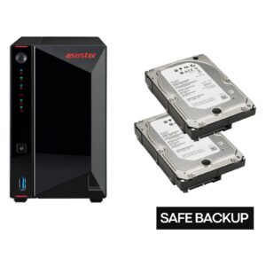 NAS Recondicionada AS5202T 2x HDD 6TB Usada Renovada com garantia 2 anos. Imagem Principal JANSit