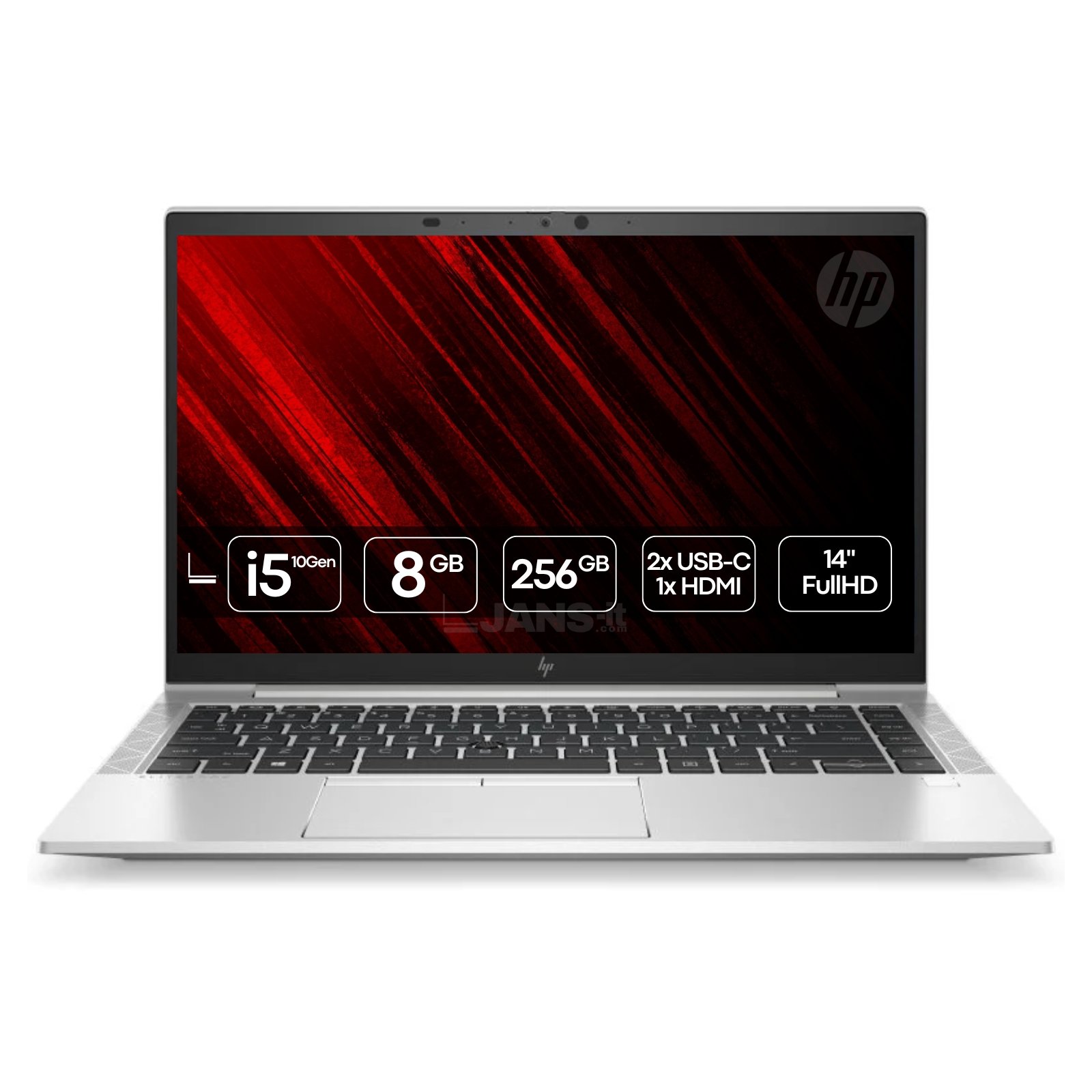 Portátil Recondicionado HP Elitebook 840 G7 Usado Renovado com garantia 2 anos. Imagem Principal JANSit