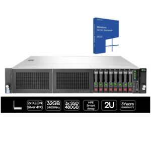 Servidor Recondicionado HP Proliant DL380 G10 Xeon Silver 4110 Usado Renovado com garantia 3 anos. Imagem Principal JANSit