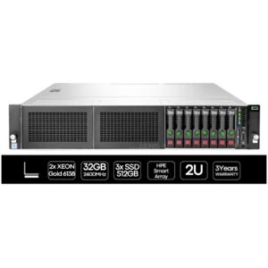 Servidor Recondicionado HP Proliant DL380 G10 2P 6138 Usado Renovado com garantia 2 anos. Imagem Principal JANSit