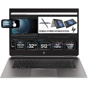 Workstation Portátil Recondicionada HP ZBook Studio G5 x360 Usada Renovada com garantia 2 anos. Imagem Principal JANSit