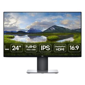 Monitor profissional Dell UltraSharp U2419H de 24 polegadas recondicionado JANSit – Ecrã Full HD IPS com tecnologia InfinityEdge (molduras ultra-finas), 99% sRGB e design premium compacto. Qualidade visual Grade A com garantia JANSit.