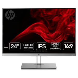 Monitor profissional HP EliteDisplay E243i recondicionado JANSit – Ecrã de 24 polegadas com resolução WUXGA (1920x1200), painel IPS e molduras ultrafinas em três lados. Design ergonómico com ajuste de altura e rotação, com garantia JANSit.