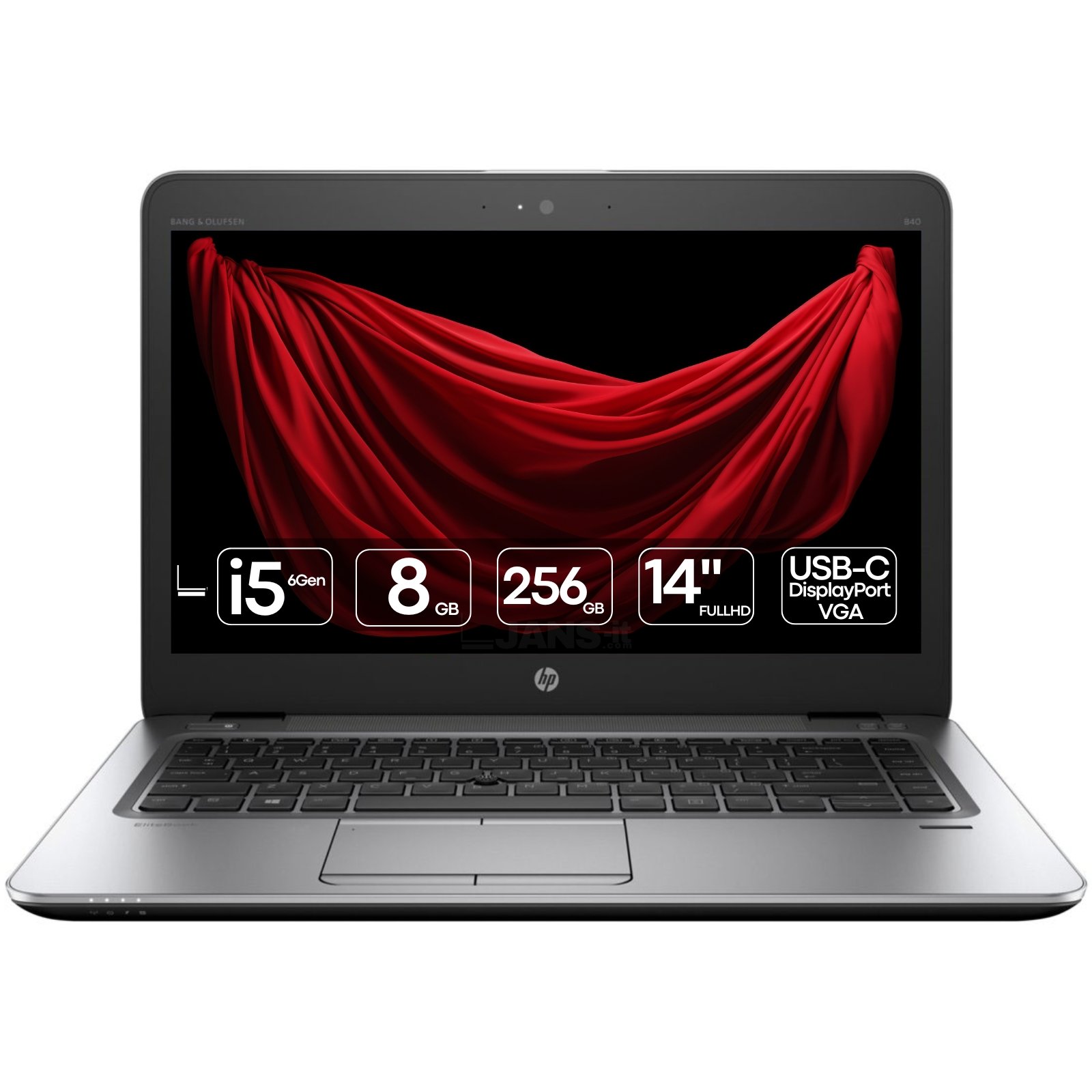 Portátil Recondicionado HP Elitebook 840 G3 Usado Renovado com garantia 2 anos. Imagem Principal JANSit