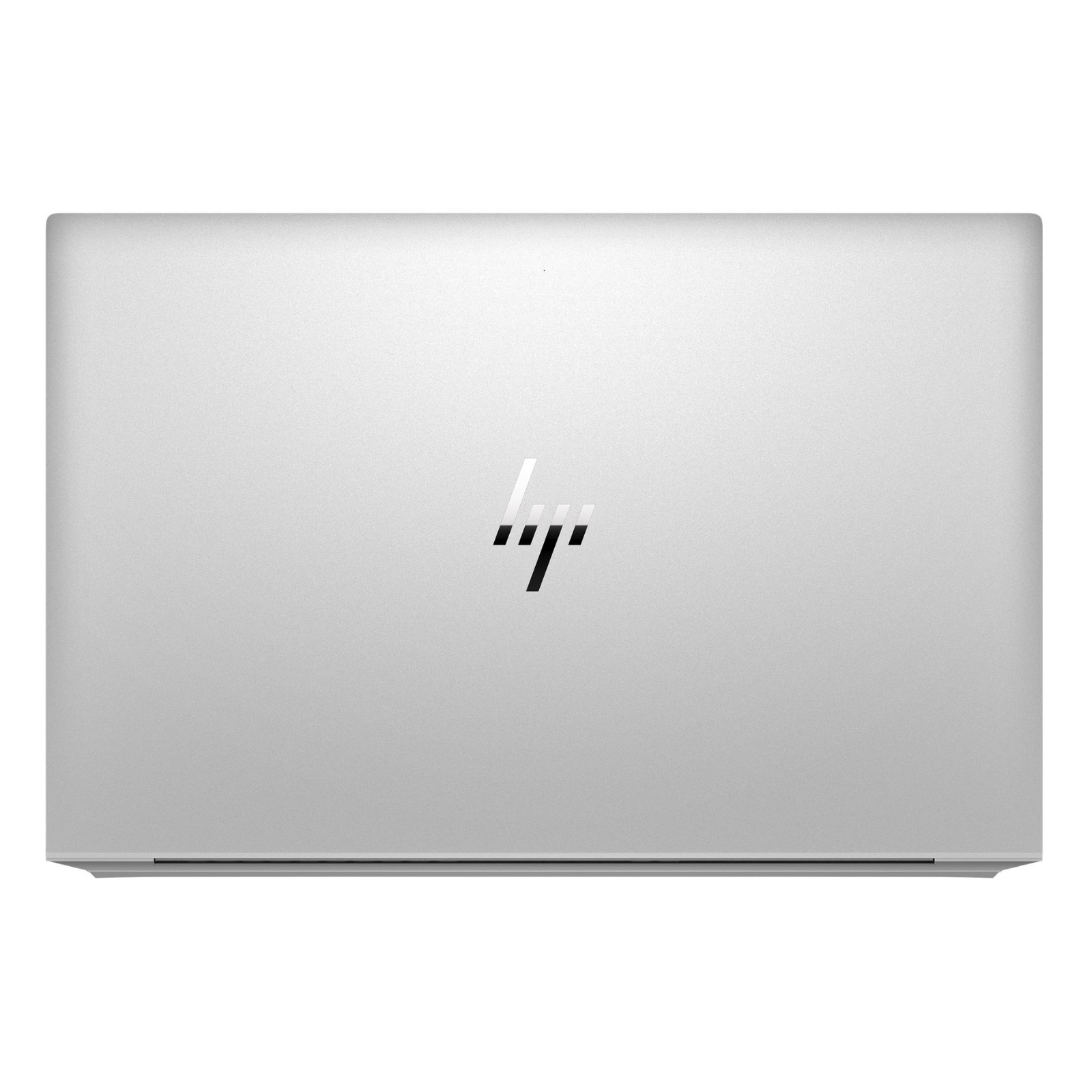 Vista traseira do portátil HP EliteBook 850 G8 recondicionado JANSit – Detalhe da dobradiça de precisão com logótipo 'EliteBook' gravado e chassis em alumínio anodizado. Design elegante e robusto de classe empresarial, com garantia JANSit.