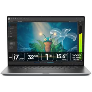 Workstation portátil Dell Precision 5570 recondicionada JANSit – Processador Intel Core i7-12800H, NVIDIA RTX A1000 e ecrã InfinityEdge de 15.6 polegadas. Portátil profissional ultra-fino para engenharia, arquitetura e design 3D, com garantia JANSit.