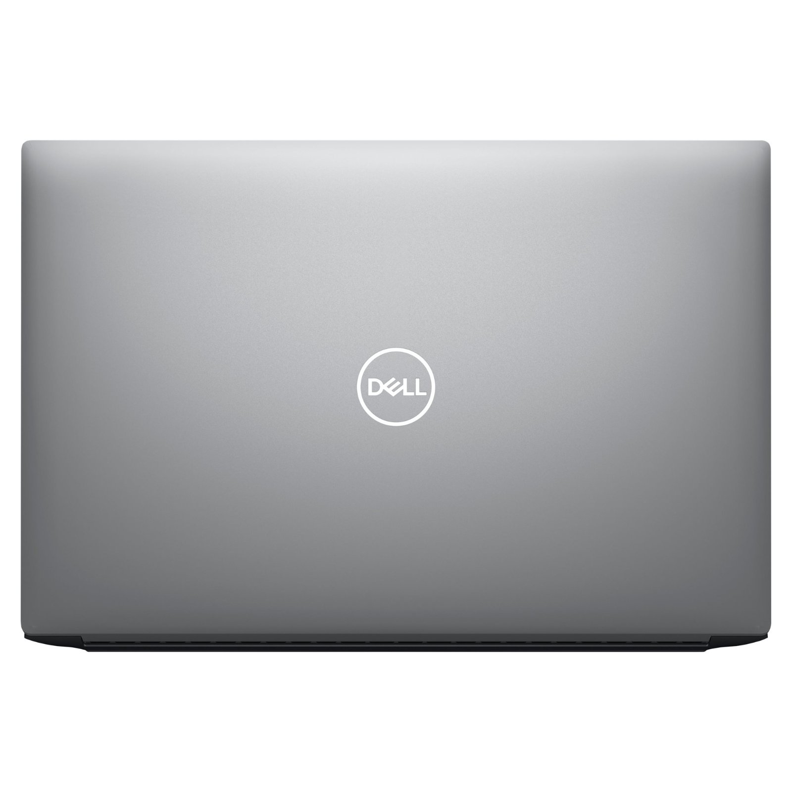 Vista traseira da workstation Dell Precision 5570 recondicionada JANSit – Detalhe da dobradiça de precisão oculta e acabamento em alumínio anodizado. Design industrial elegante com sistema de ventilação otimizado e garantia JANSit.