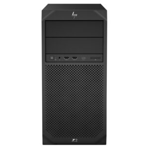 Workstation HP Z2 G4 recondicionada JANSit – Torre profissional de alto desempenho para empresas, escritórios e tarefas de engenharia. Imagem frontal do computador HP Z2 G4 com chassi robusto e garantia JANSit.