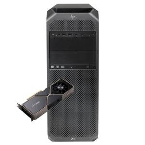 Workstation HP Z6 G4 recondicionada JANSit com placa gráfica NVIDIA RTX 3080 – Torre de alta performance para Gaming 4K, Deep Learning e Rendering 3D. Imagem principal do computador profissional HP Z6 G4 com garantia JANSit.
