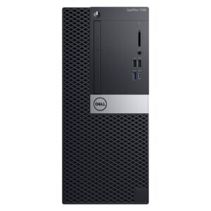 Computador Desktop Dell Optiplex 7060 Tower recondicionado JANSit – Processador Intel Core i5-8500, 8GB RAM e SSD 256GB. Torre profissional de alta performance e fácil expansão. Estado Grade A com garantia JANSit.