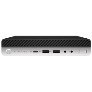 Mini PC HP EliteDesk 800 G4 recondicionado JANSit – Desktop ultracompacto de alta performance para escritório. Design minimalista, eficiente e silencioso, ideal para setups organizados. Estado Grade A com garantia JANSit.