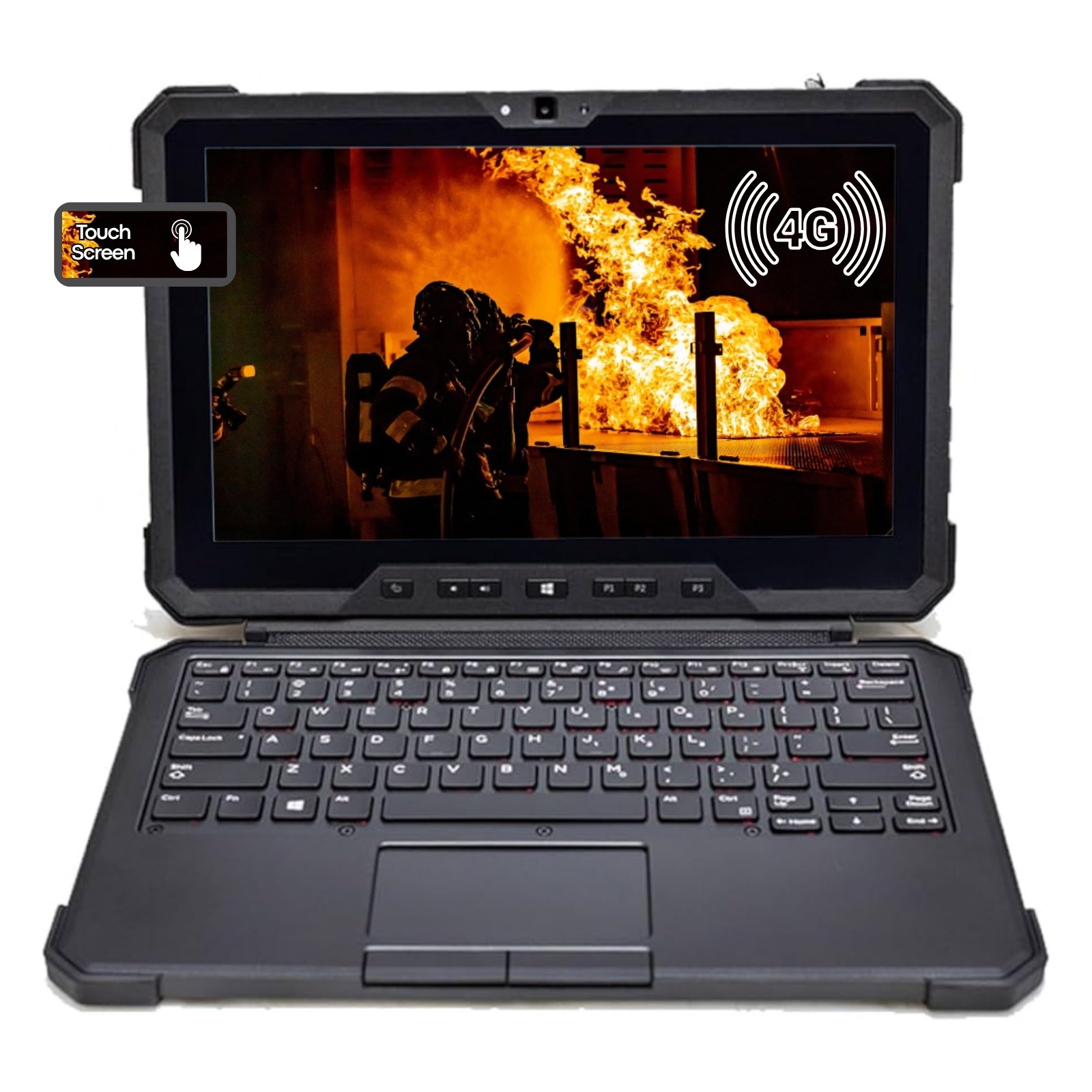 Tablet robusto Dell Latitude 7212 Rugged Extreme recondicionado JANSit – Ecrã tátil de 11.6 polegadas legível à luz solar, chassis blindado com certificação militar MIL-STD-810G e proteção IP65. Performance de alta resistência Grade A com garantia JANSit.