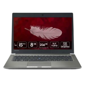 Ultrabook profissional Toshiba Portégé Z30-E recondicionado JANSit – Portátil leve com chassis em liga de magnésio, ecrã antirreflexo de 13.3 polegadas e teclado retroiluminado. Performance fiável para negócios, estado Grade A com garantia JANSit.