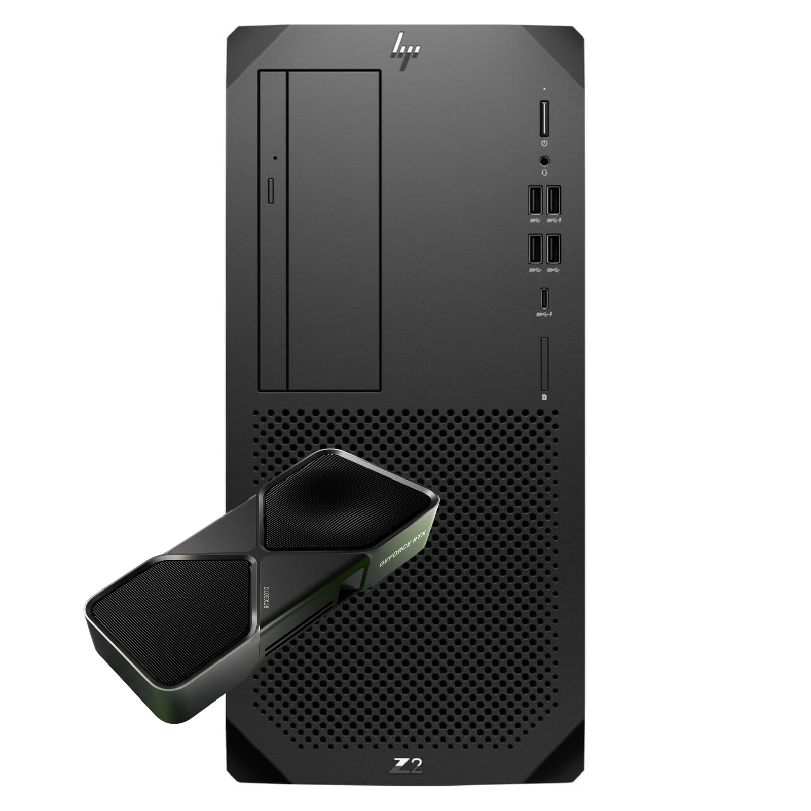 Workstation HP Z2 G9 Tower recondicionada JANSit – Processador Intel Core i9-12900 e placa gráfica NVIDIA GeForce RTX 5070. Performance extrema para IA, rendering 3D e gaming profissional. Estado Grade A com garantia JANSit.