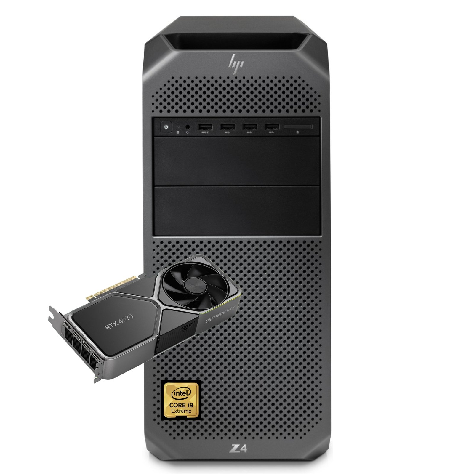 Workstation HP Z4 G4 recondicionada JANSit – Processador Intel Core i9-10980XE (18 núcleos), 32GB RAM e placa gráfica NVIDIA GeForce RTX 4070 Ti 12GB. Performance extrema para rendering, gaming e edição de vídeo, qualidade Grade A JANSit.