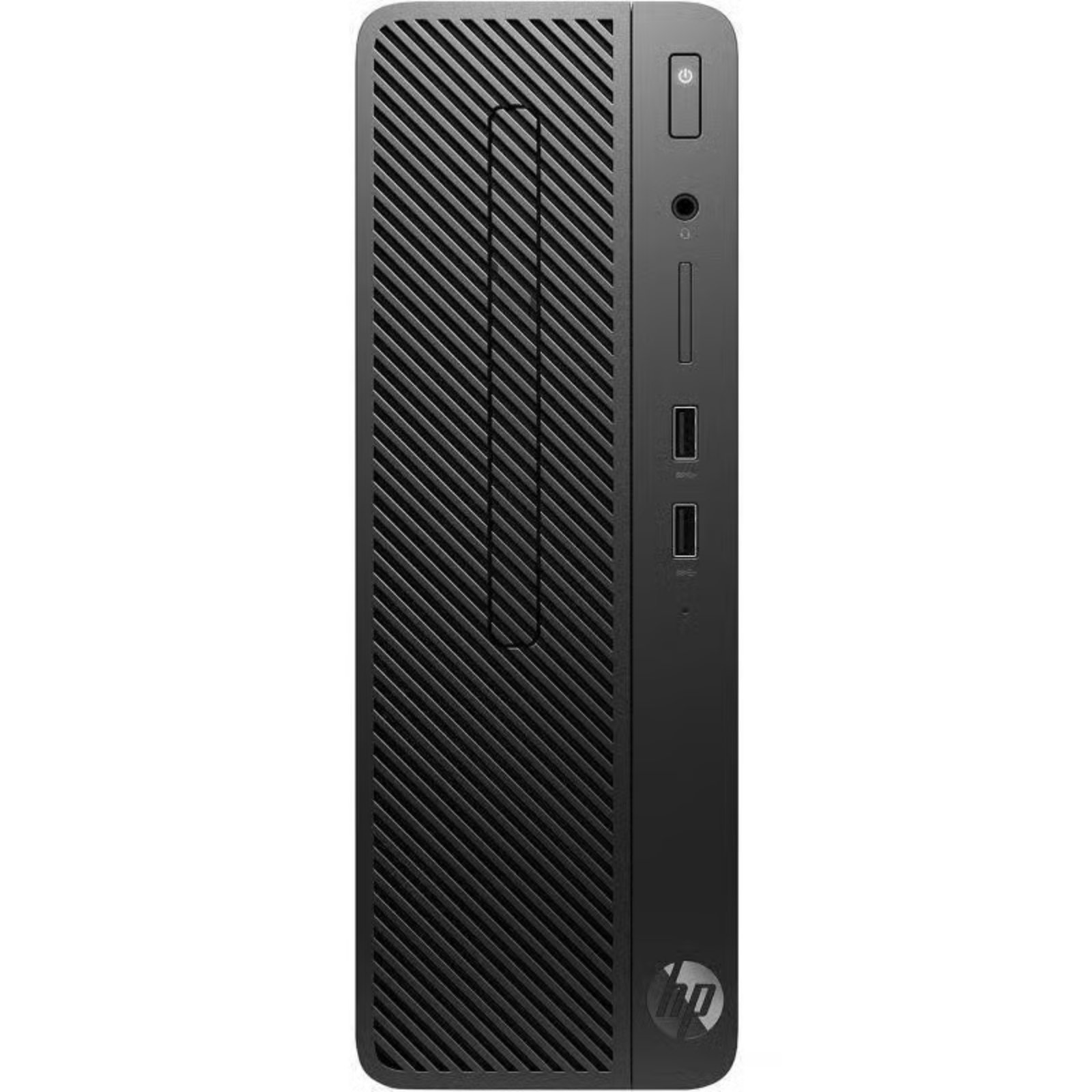 Computador desktop HP 290 G1 SFF recondicionado JANSit – Design Small Form Factor compacto e elegante em preto. PC ideal para escritório com conectividade frontal completa e chassis robusto Grade A com garantia JANSit.