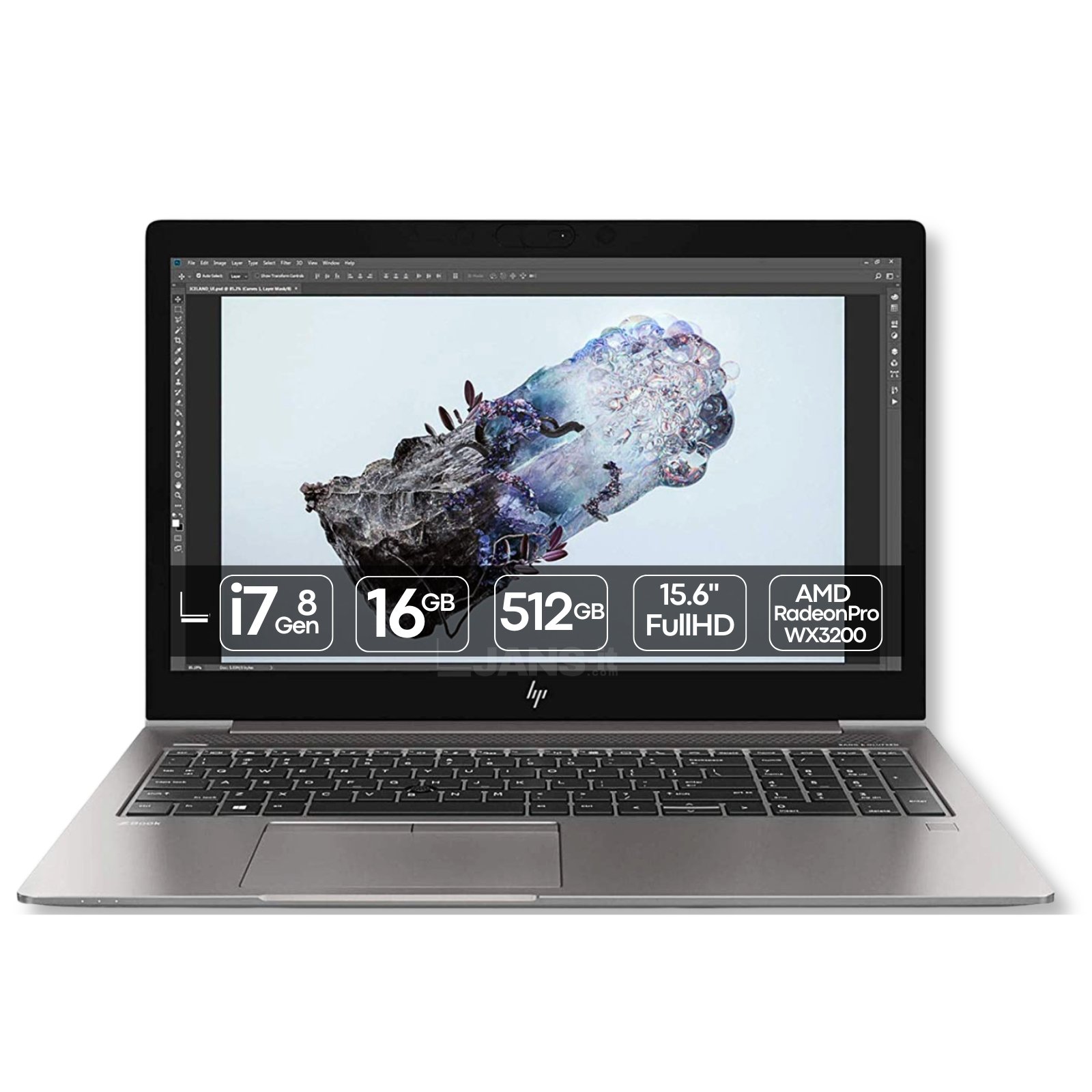 Workstation ultra-portátil HP ZBook 15u G6 recondicionada JANSit – Design slim de 15.6 polegadas em alumínio, teclado resistente a salpicos e performance profissional. Portátil leve para engenharia e design Grade A com garantia JANSit.
