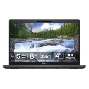 Portátil profissional Dell Latitude 5400 recondicionado JANSit – Processador Intel Core i5, ecrã de 14 polegadas Full HD e design robusto em preto clássico. Fiabilidade empresarial comprovada, estado Grade A com garantia JANSit e conectividade completa para produtividade.